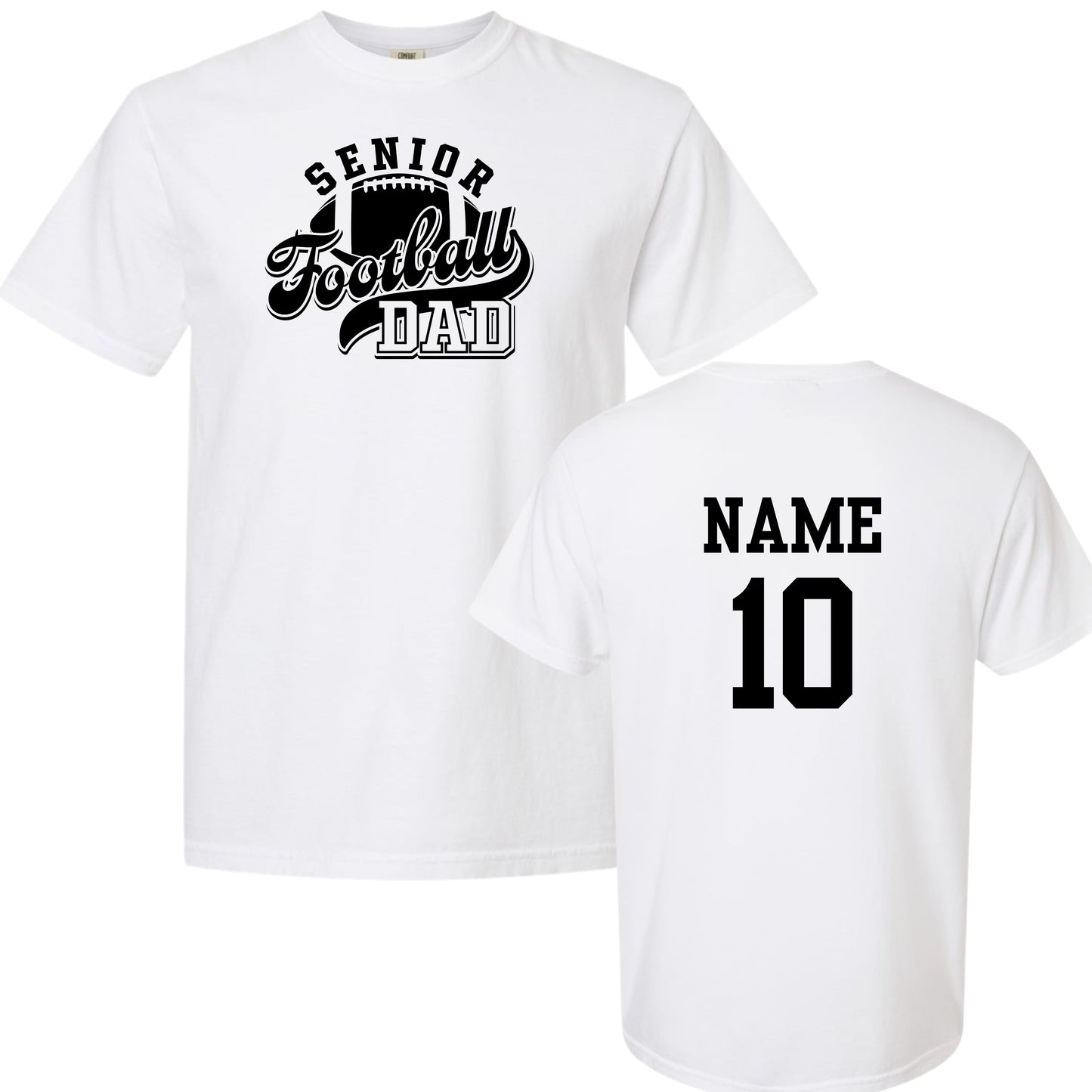 Senior Football Mom / Dad T-Shirt (2025)