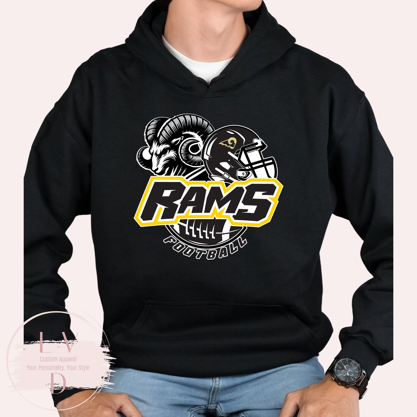SEP RAMS Football Hoodie