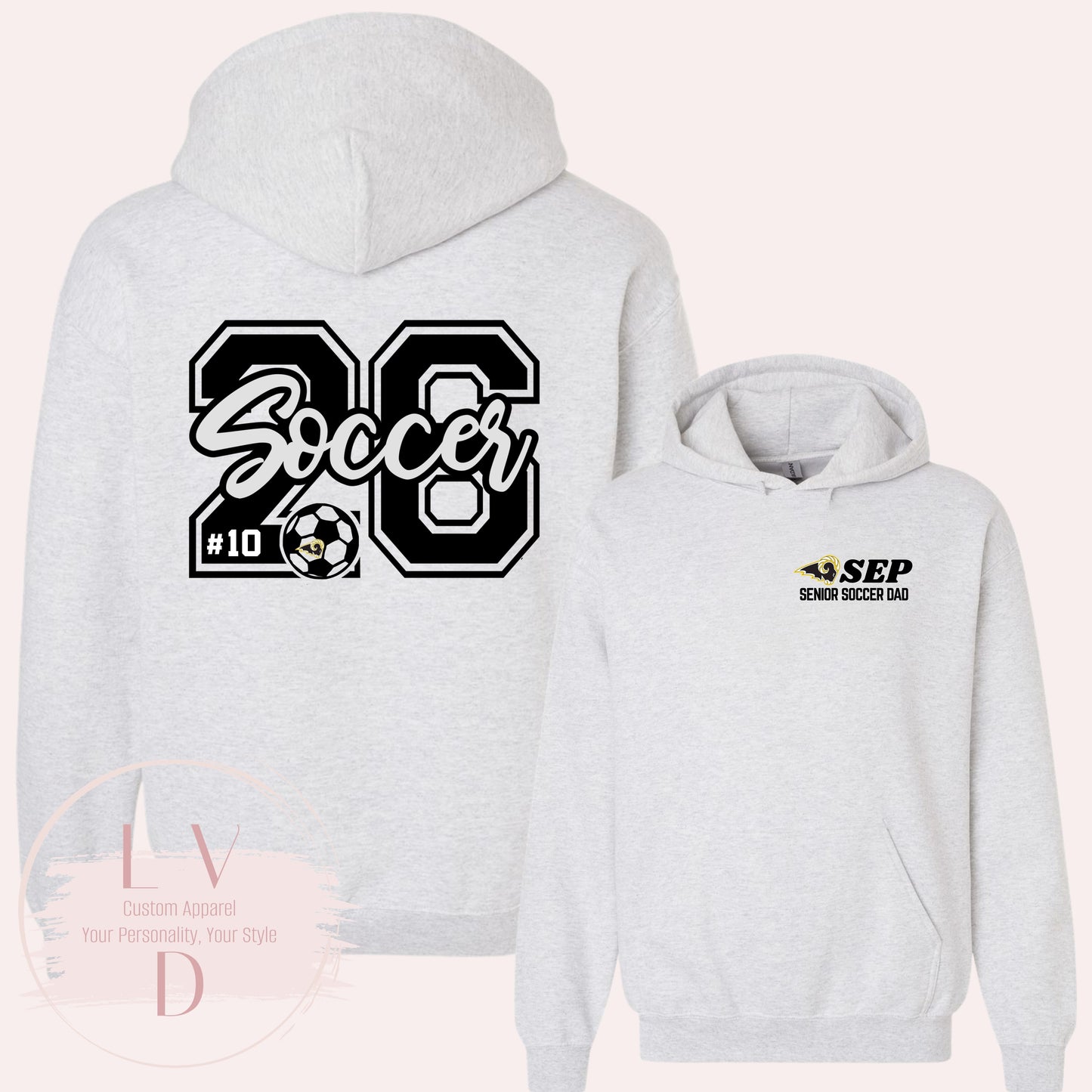 SEP Senior Soccer Dad Hoodie | Option 2