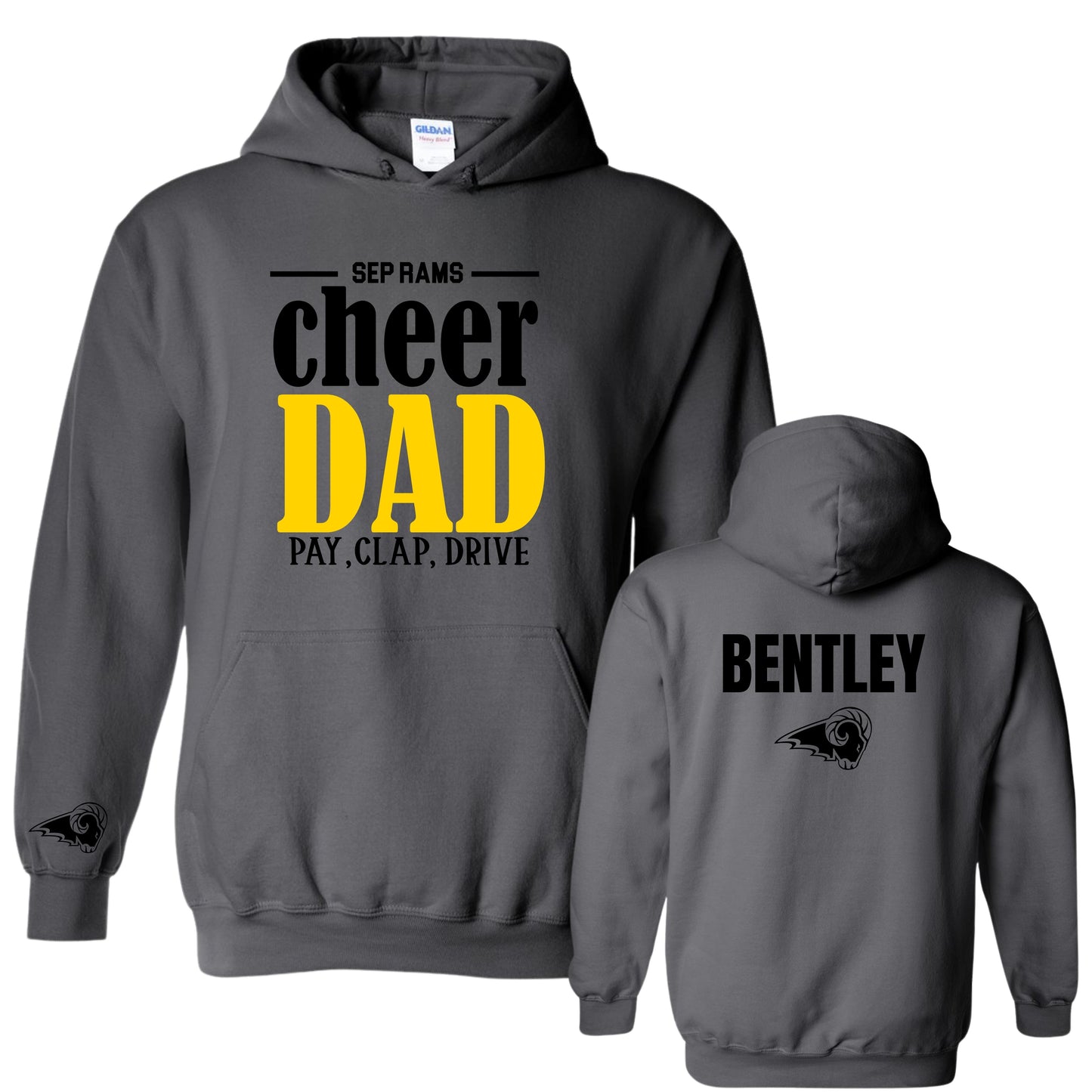 SEP Cheer Dad Pay, Clap, Drive Hoodie