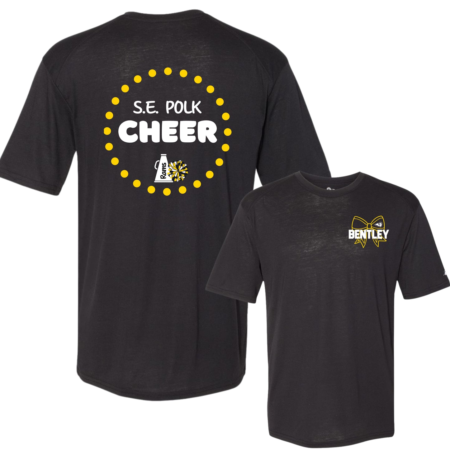 SEP Cheer Puff Lettering T-Shirt (Pom & Megaphone)