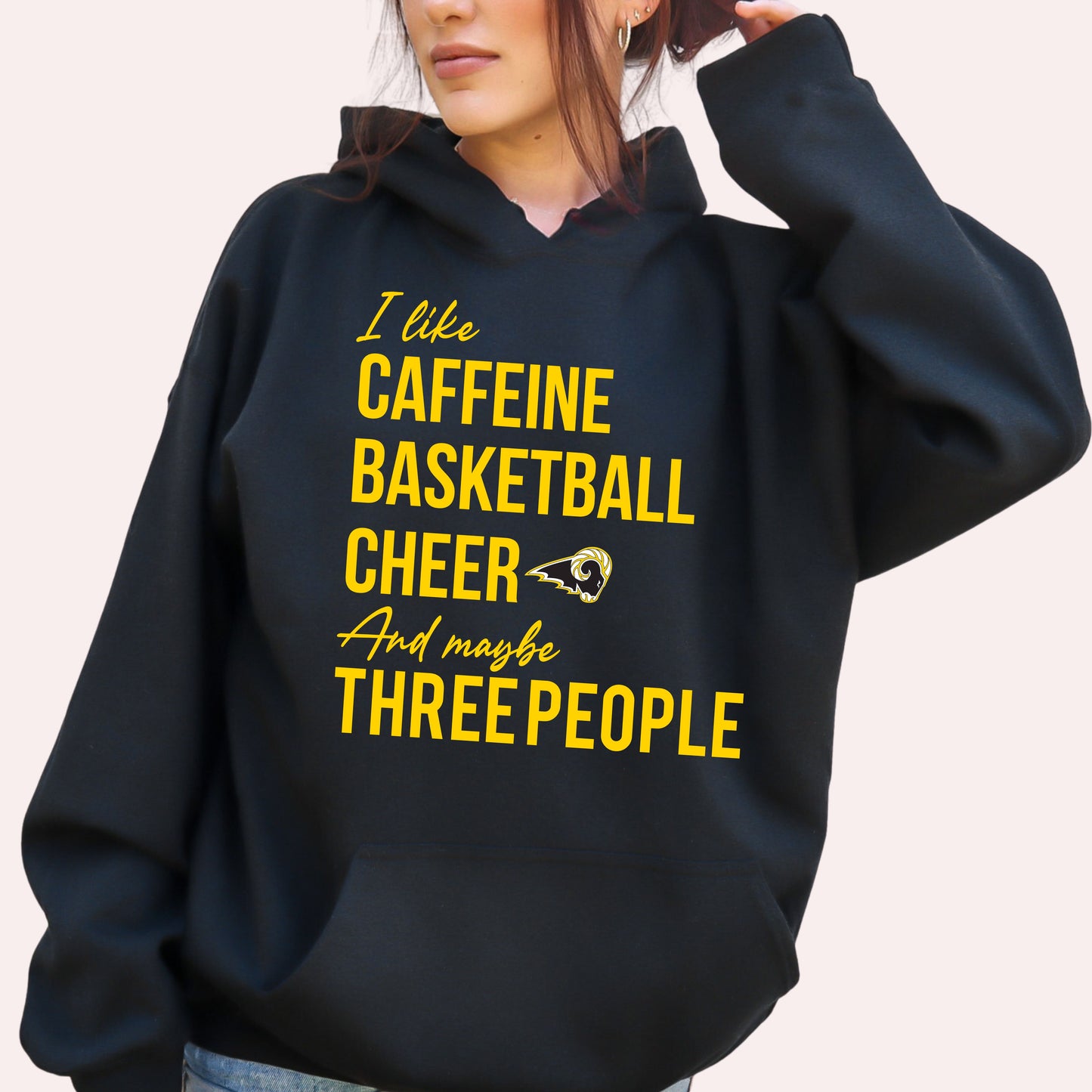 SEP Basketball Cheer "I Like Caffeine" Crewneck