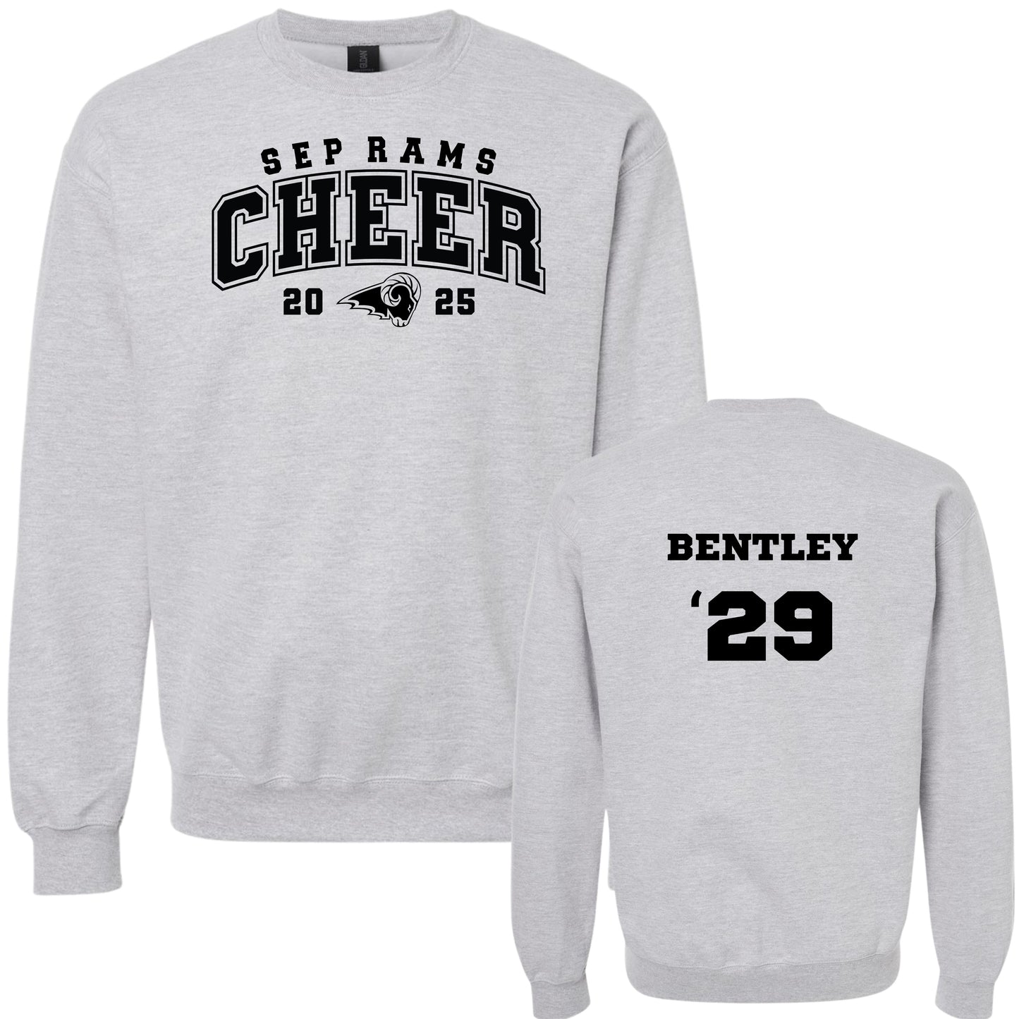 SEP Cheer RAMS 2025 Crewneck | Youth