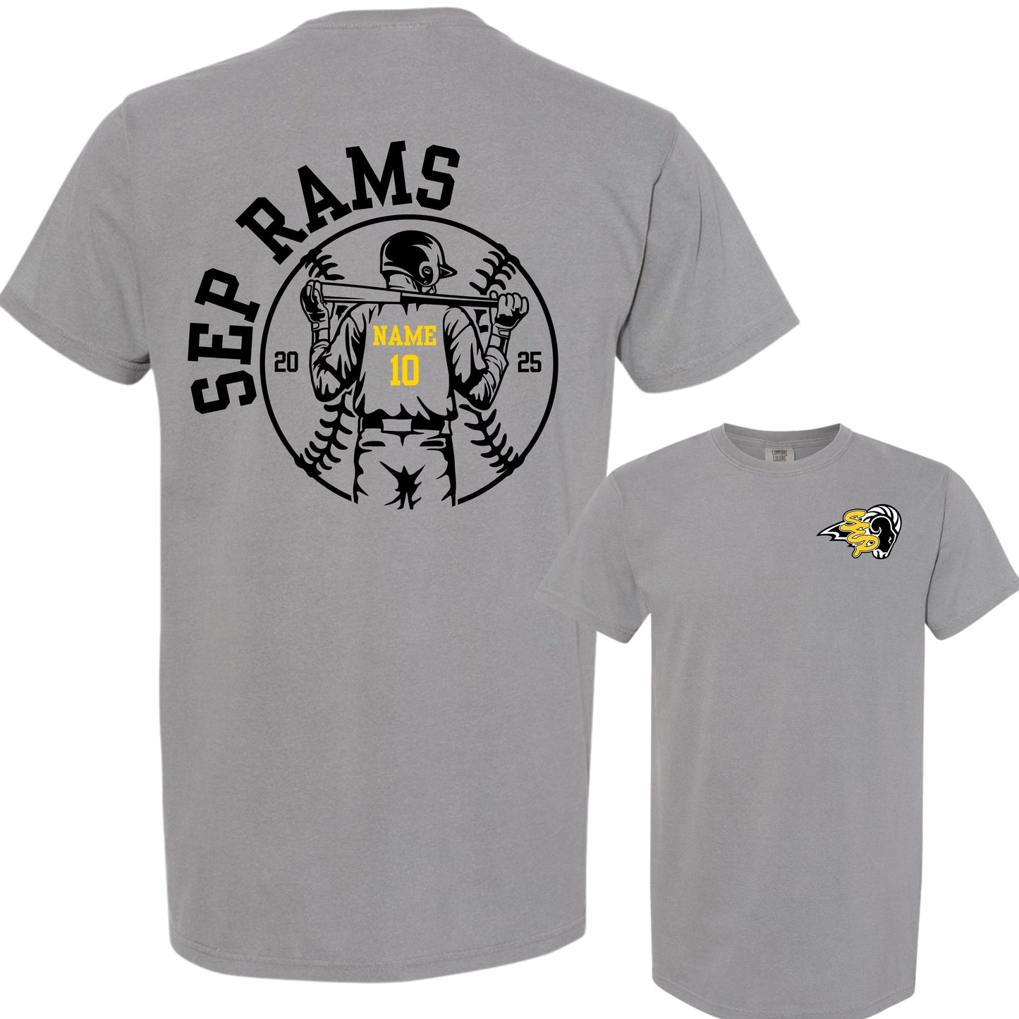 Official* SEP Baseball Personalized T-Shirt | Comfort Colors | Adult