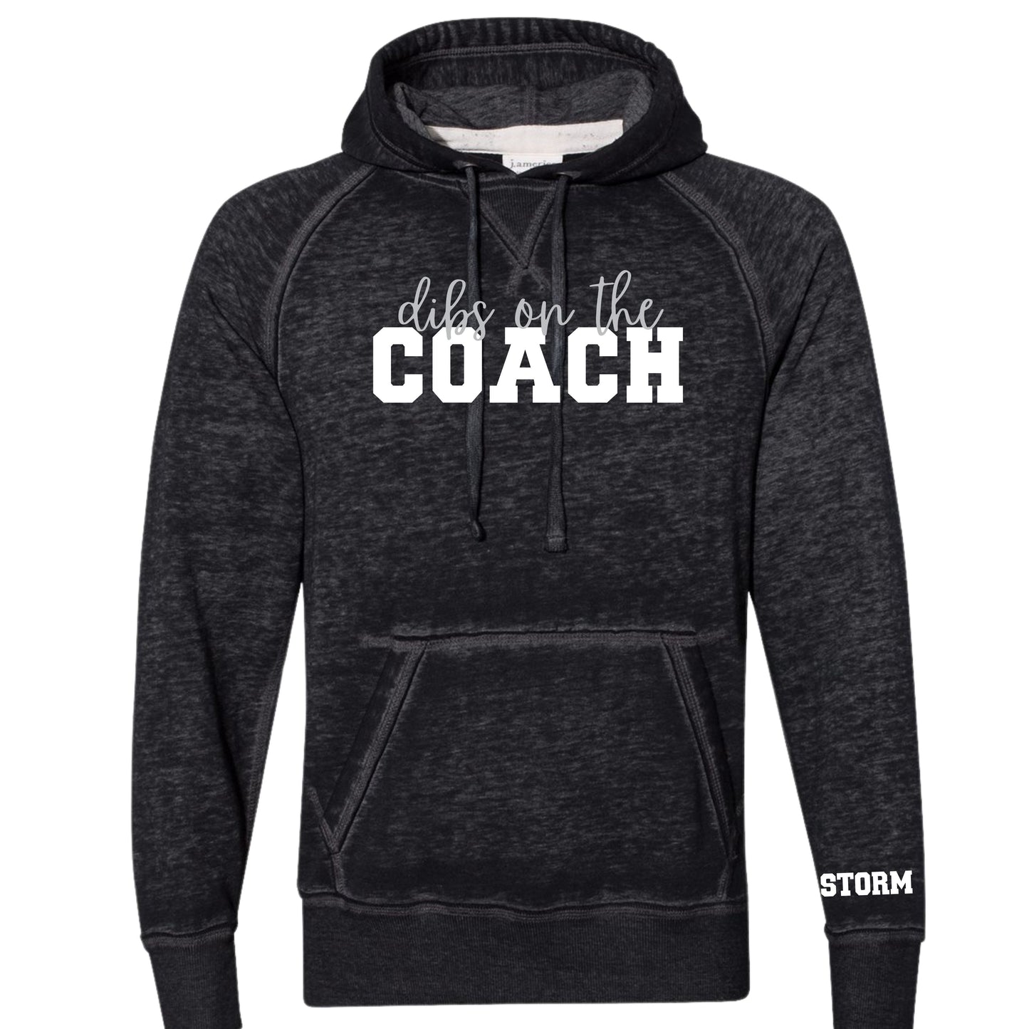 "Dibs on the Coach" Burnout Apparel (T-Shirt, Crew, Hoodie)