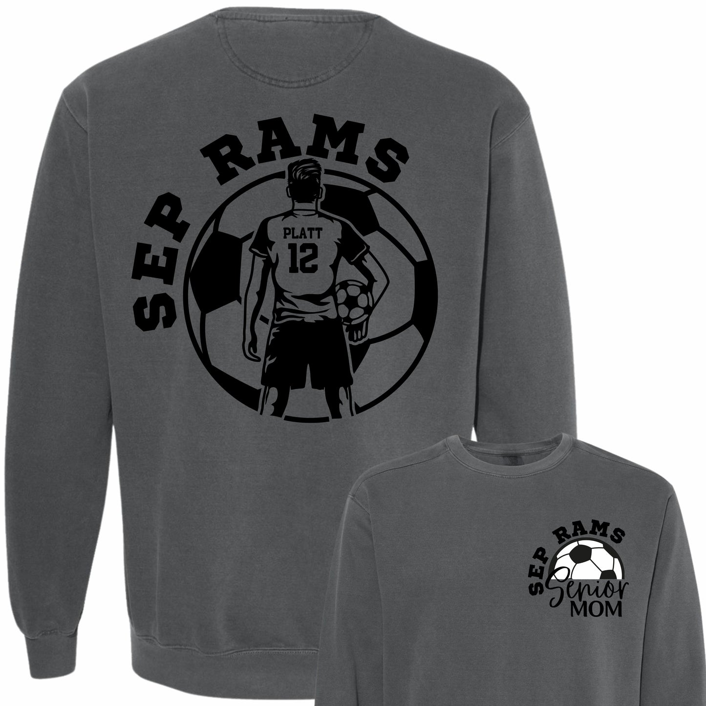 Senior Soccer Mom Crewneck (Boy)