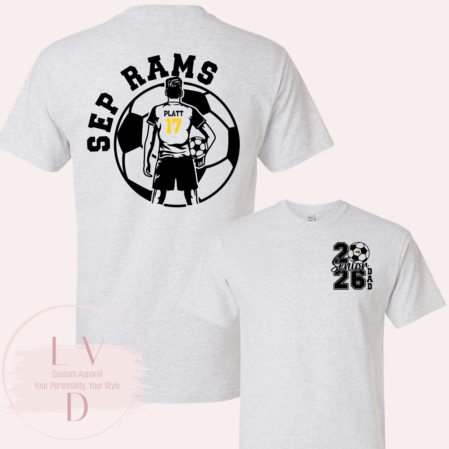 SEP Senior Soccer Dad T-Shirt | Personalized