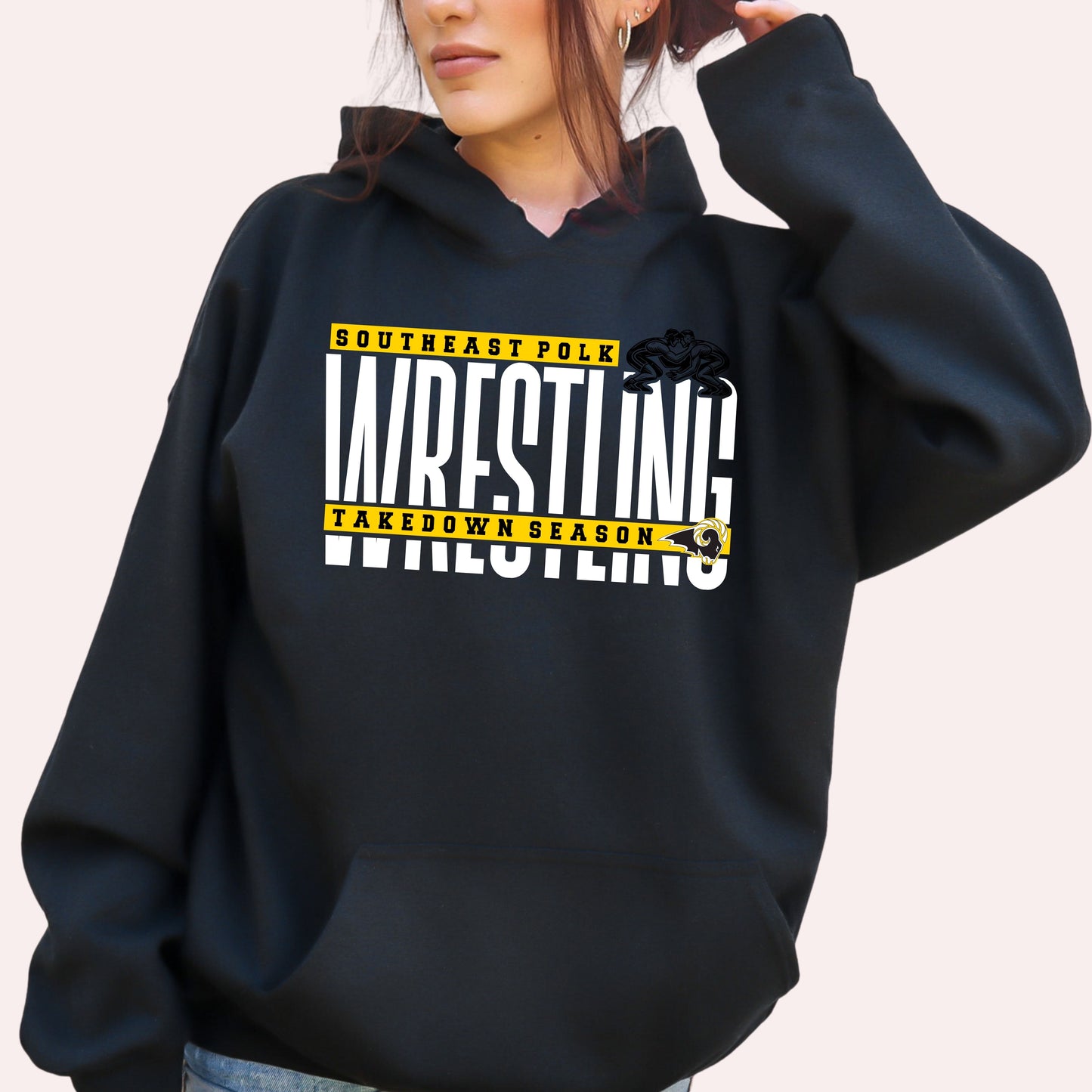 Southeast Polk Wrestling Split T-Shirt