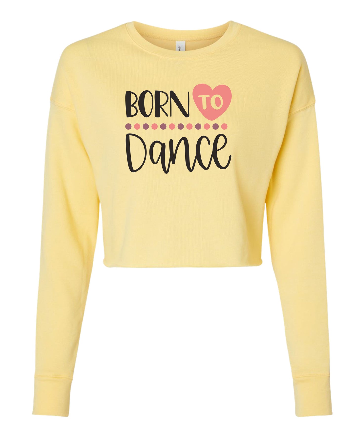 Born to Dance Cropped Crewneck