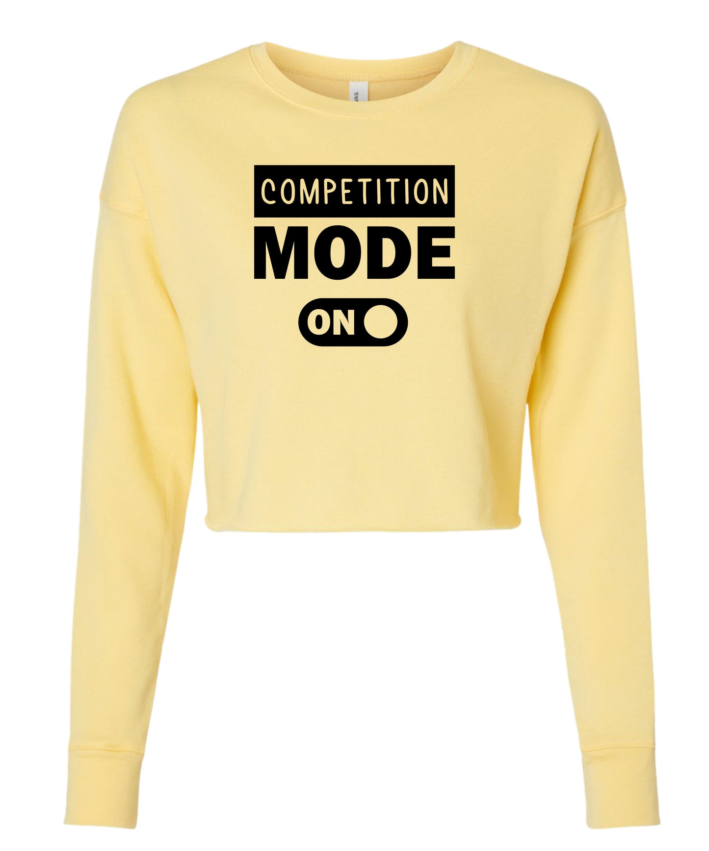 Competition Mode On Cropped Crewneck