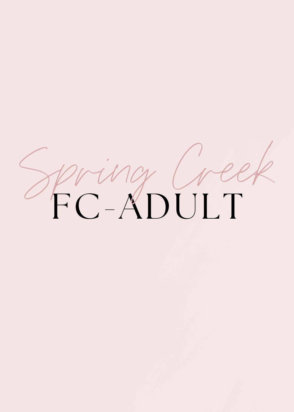 SCFC Adult
