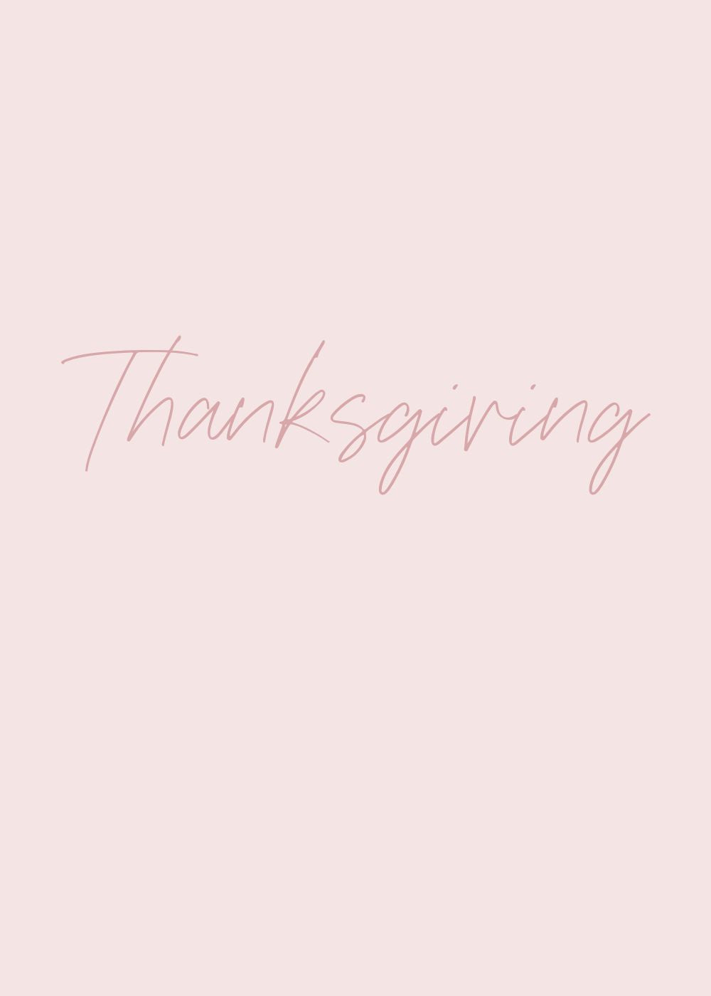 Thanksgiving