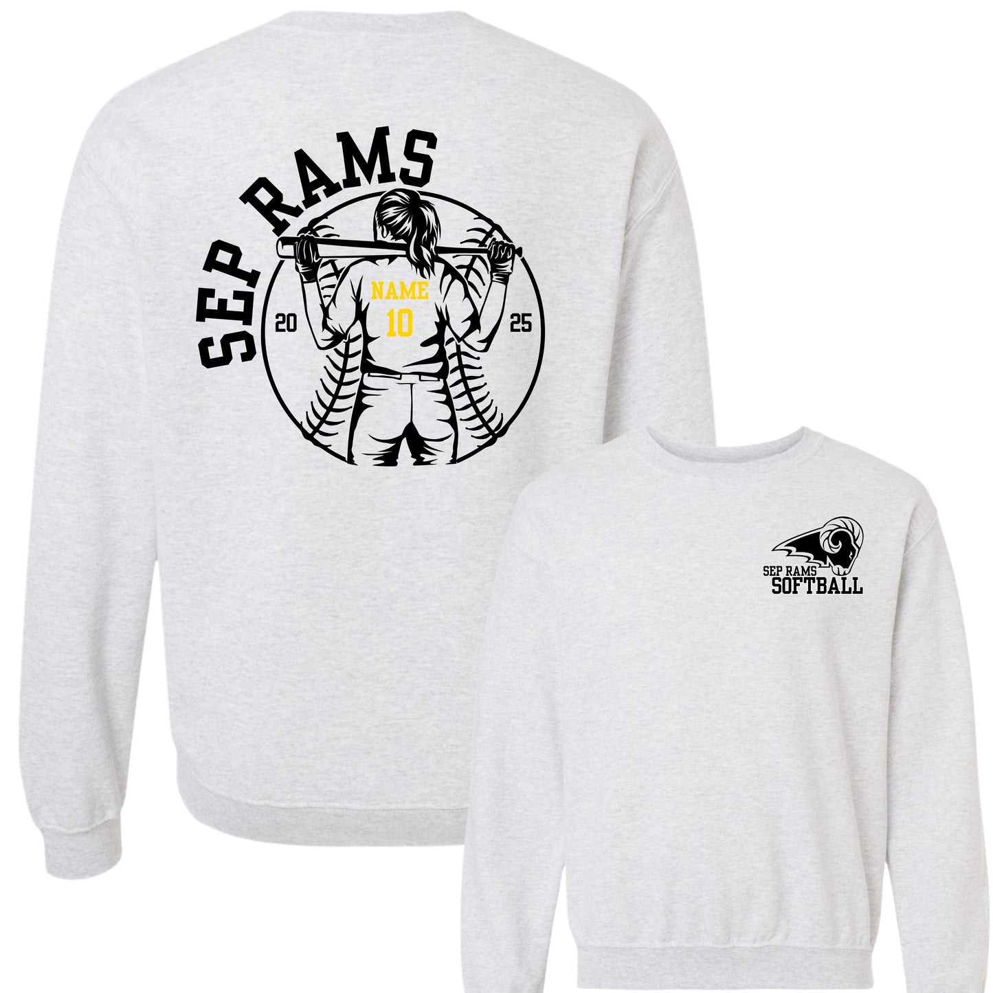 SEP Softball Personalized Crewneck | Adult
