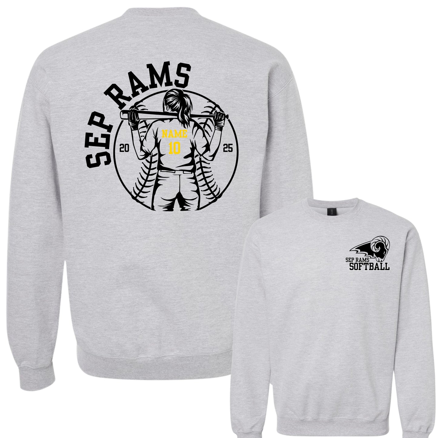 SEP Softball Personalized Crewneck | Youth
