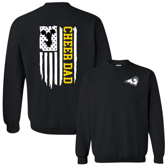 SEP Cheer Dad (flag) | Crewneck