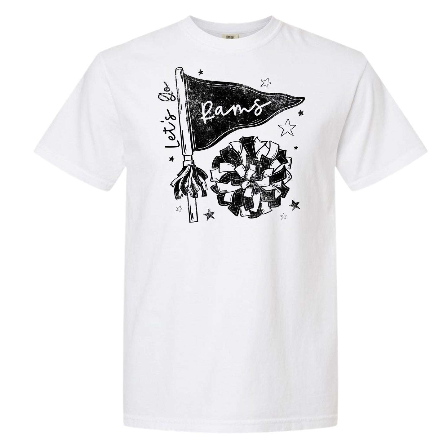 Let's Go Rams Cheer T-Shirt