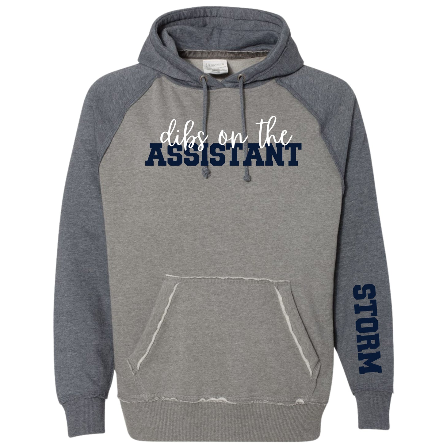 "Dibs on the Coach/Assistant" Vintage Hoodie