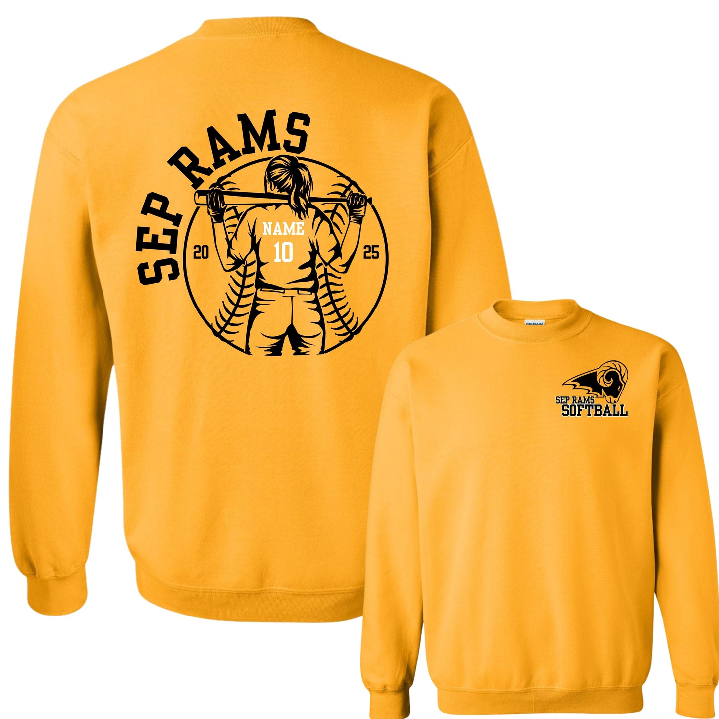 SEP Softball Personalized Crewneck | Adult