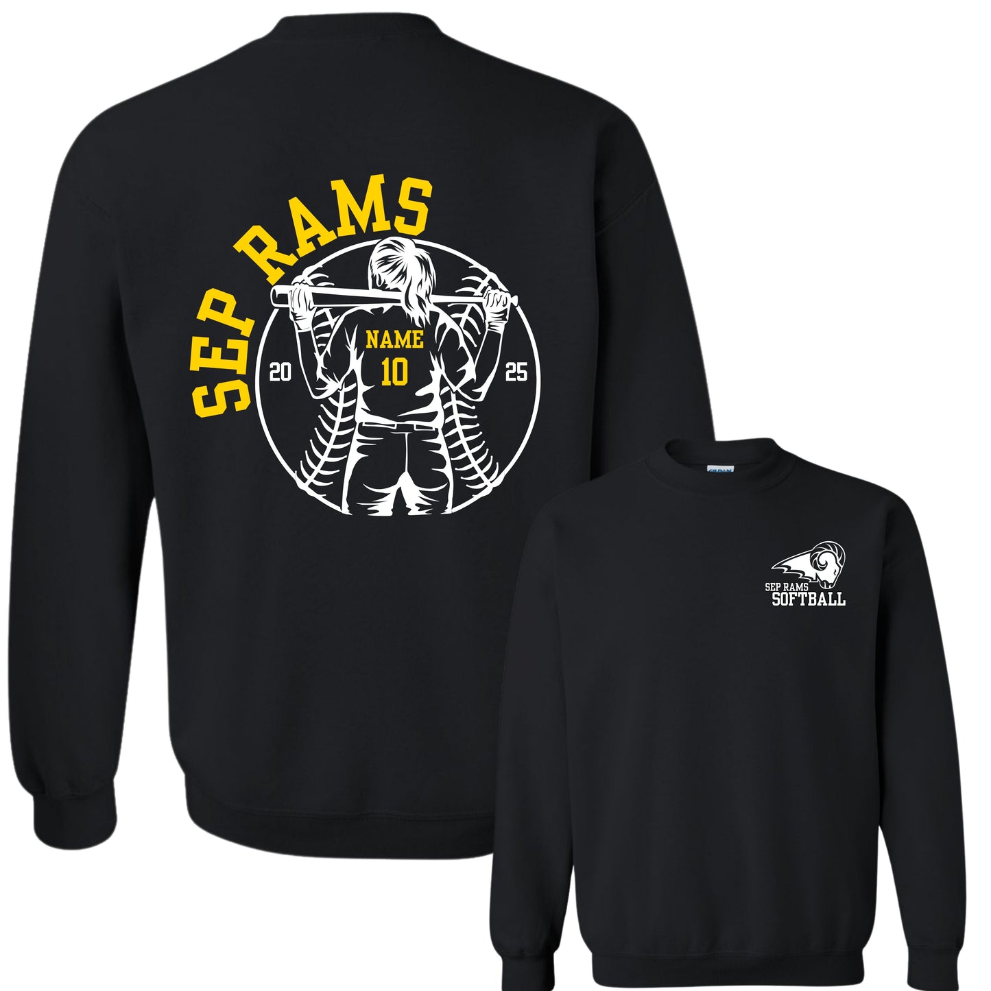 SEP Softball Personalized Crewneck | Adult