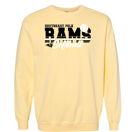 SEP RAMS Softball Crewneck | Comfort Colors | Adult