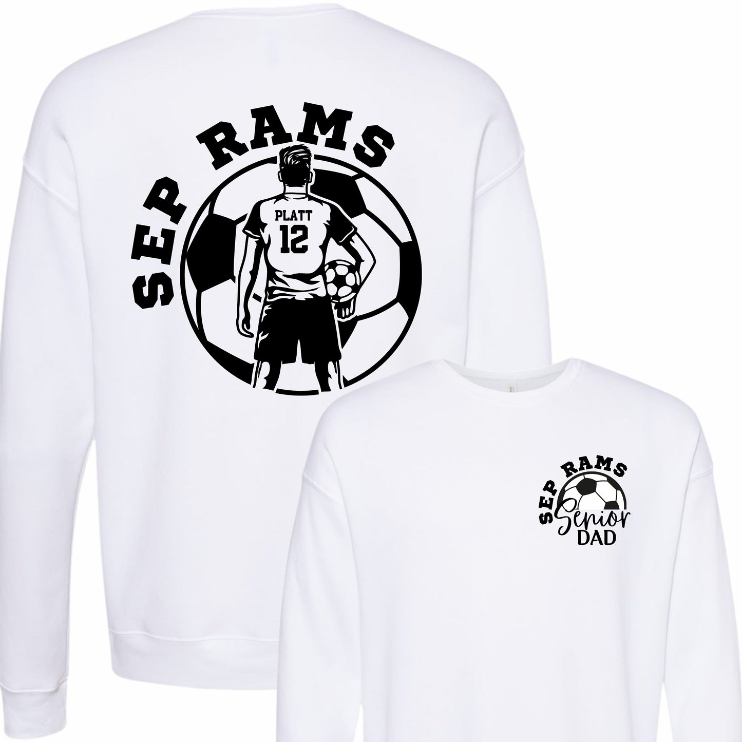 Senior Soccer Dad Crewneck (Boy)