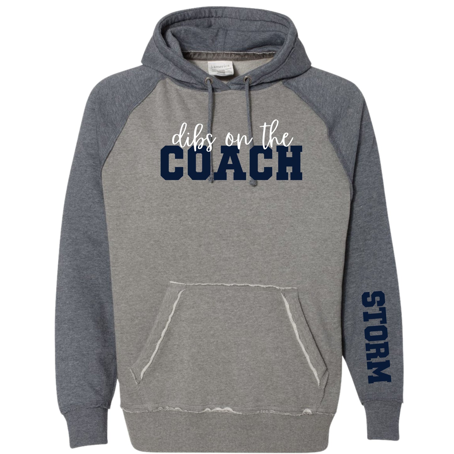 "Dibs on the Coach/Assistant" Vintage Hoodie