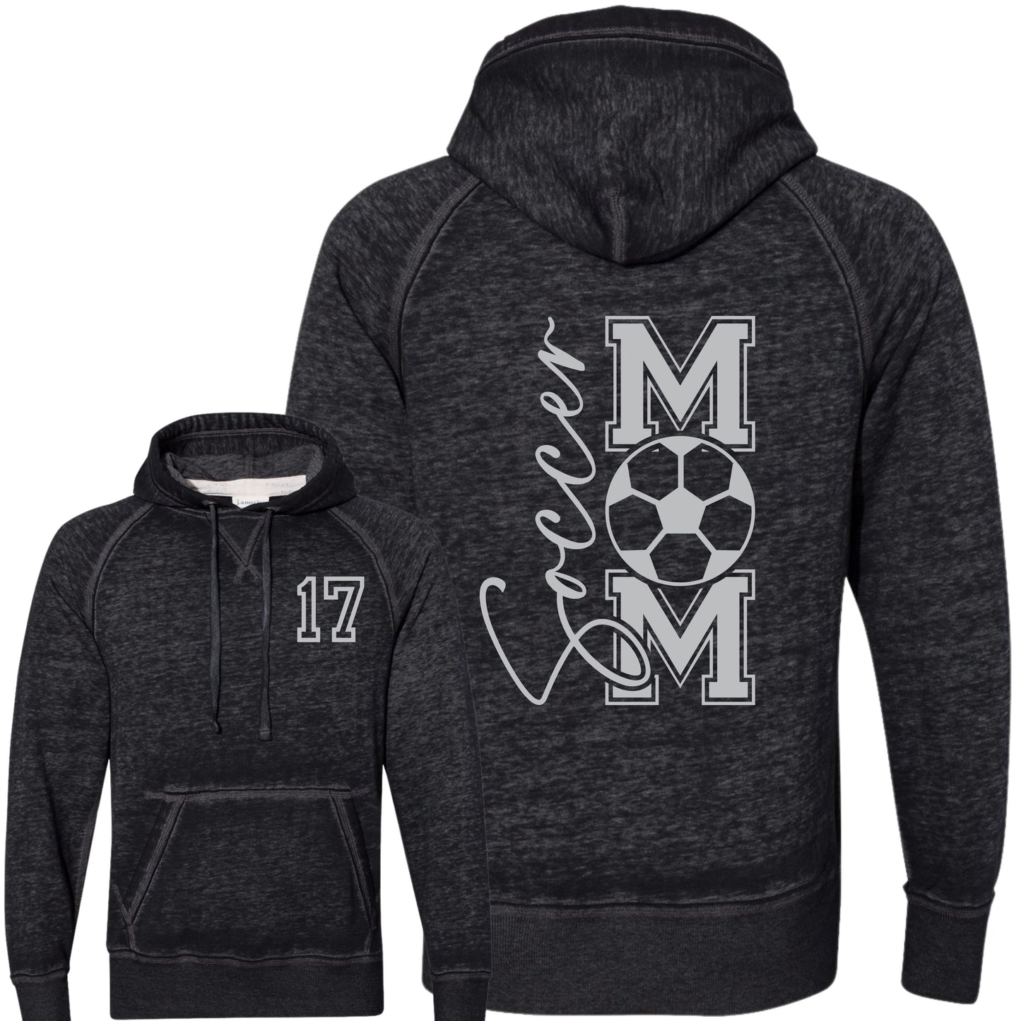 Iowa Storm Soccer Mom Vintage Hoodie