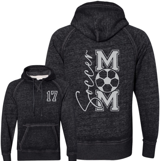 Iowa Storm Soccer Mom Vintage Hoodie