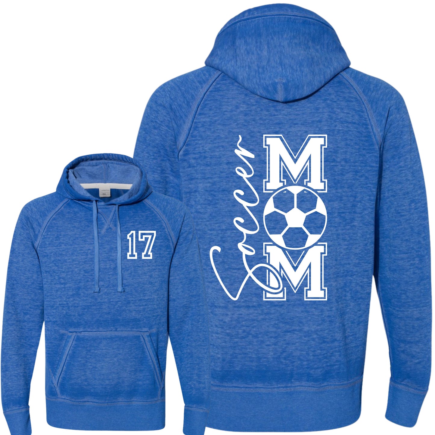 Iowa Storm Soccer Mom Vintage Hoodie