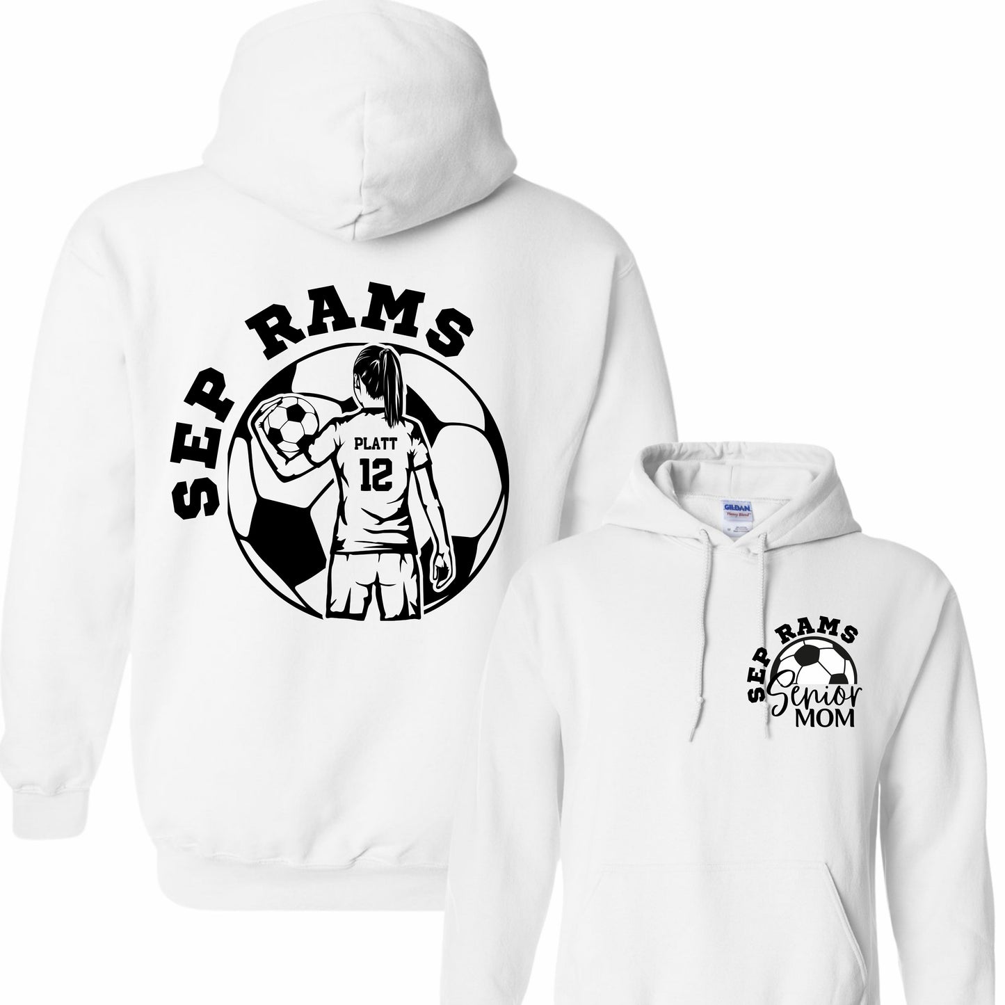 Senior Soccer Mom Hoodie (Girl)