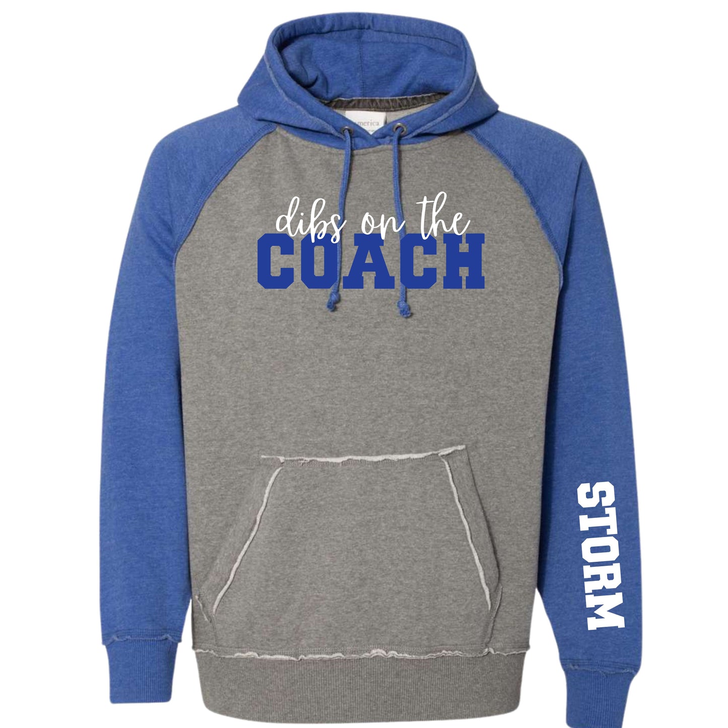 "Dibs on the Coach/Assistant" Vintage Hoodie