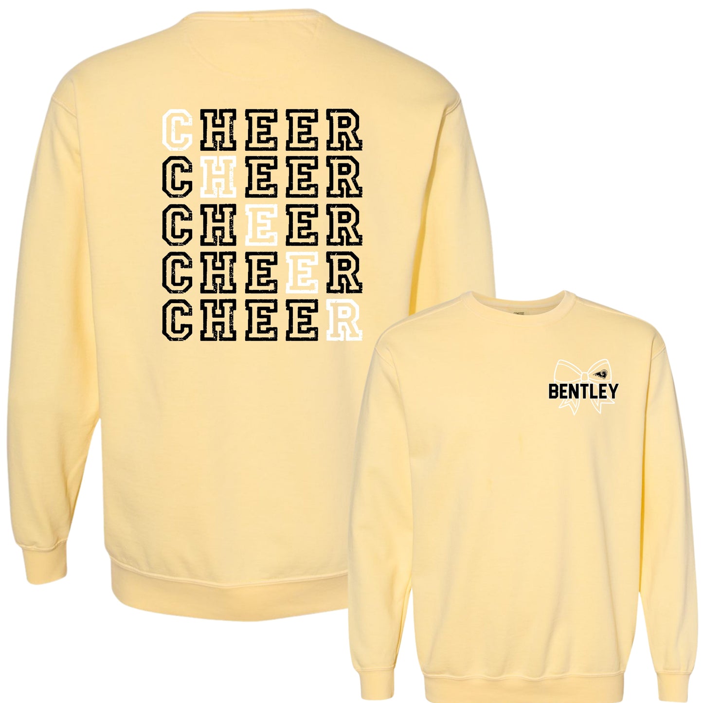 SEP Distressed Cheer Crewneck | Comfort Colors