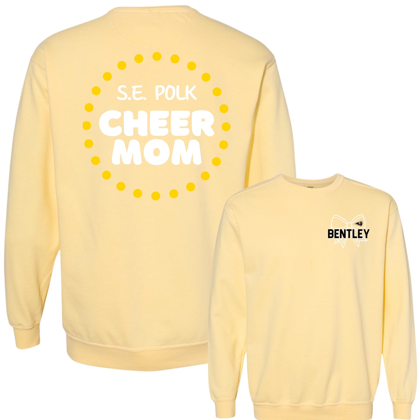 SEP Cheer Mom Puff Lettering Crewneck