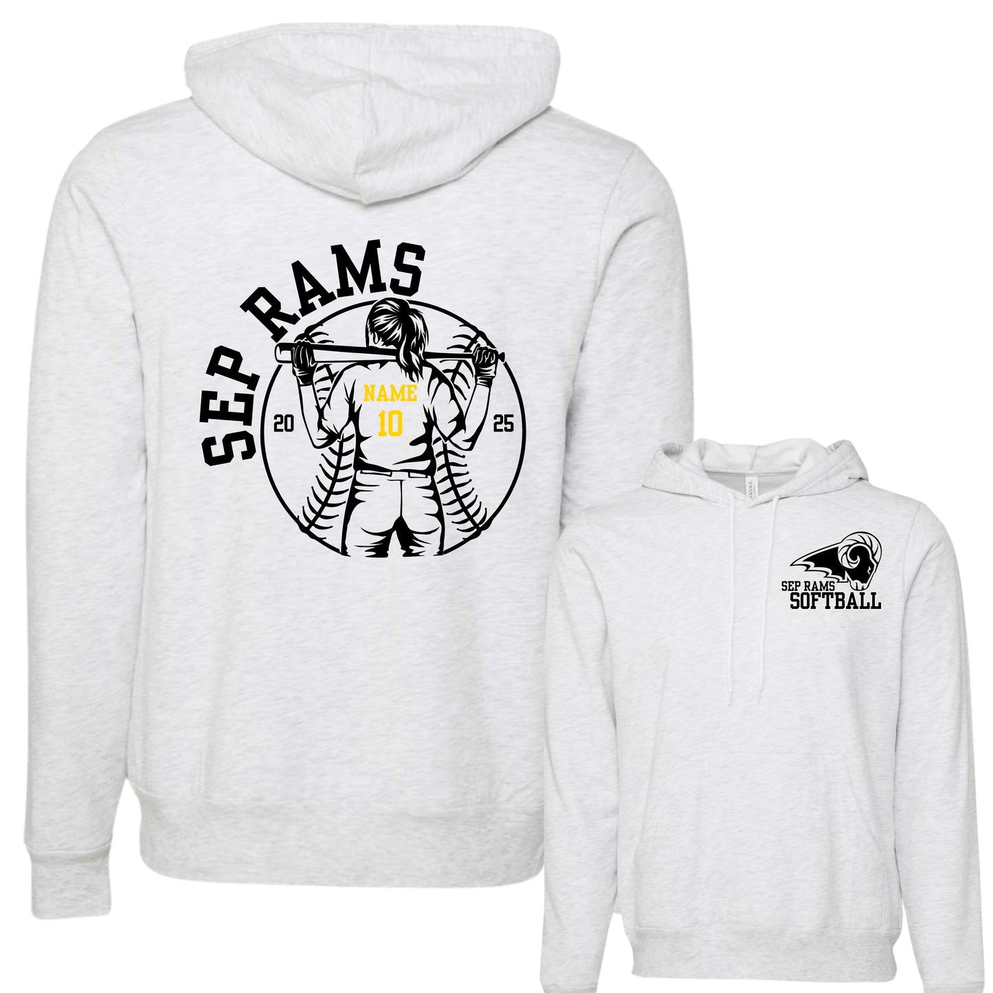 SEP Softball Personalized Hoodie | Adult