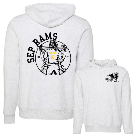 SEP Softball Personalized Hoodie | Adult