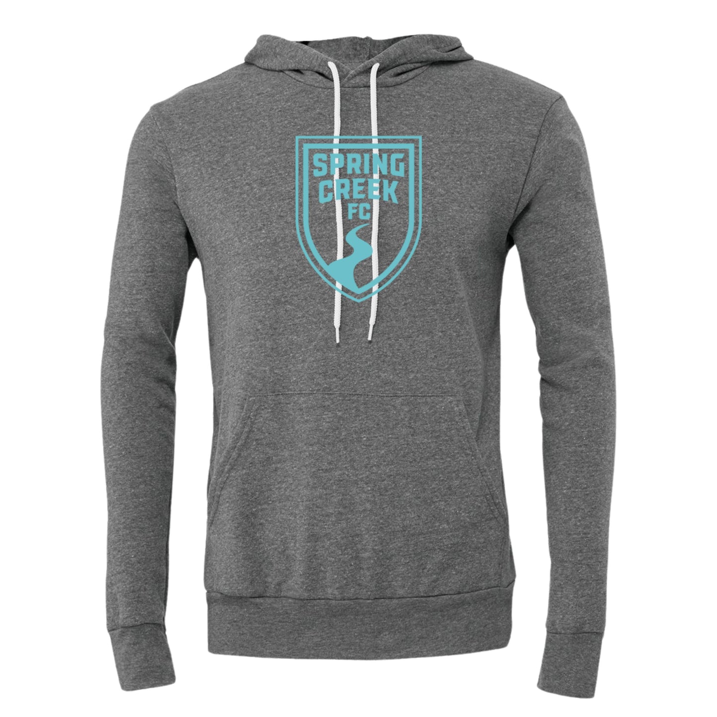 Adult Hoodie- Large Teal Logo