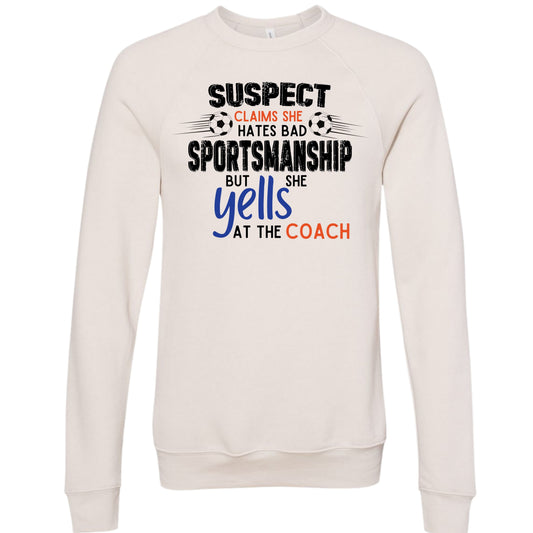 "Suspect Claims" Crewneck