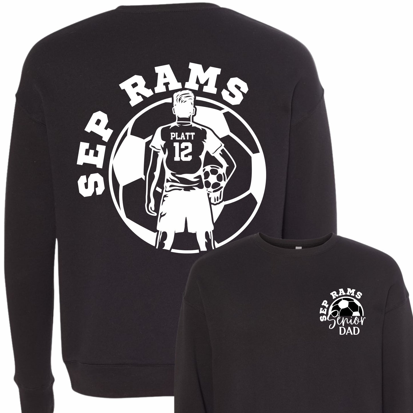 Senior Soccer Dad Crewneck (Boy)