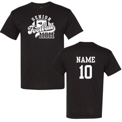 Senior Football Mom / Dad T-Shirt - Black (2025)