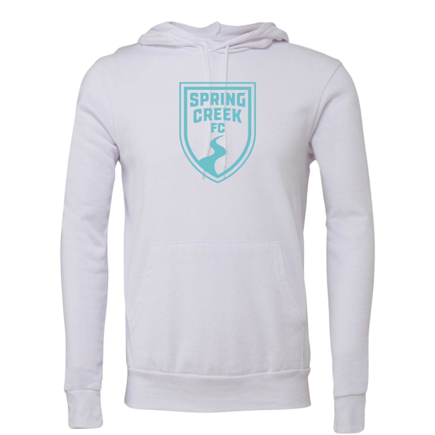 Adult Hoodie- Large Teal Logo
