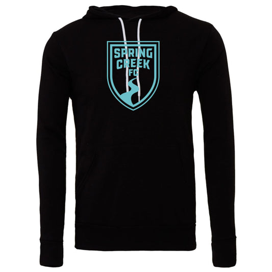 Adult Hoodie- Large Teal Logo
