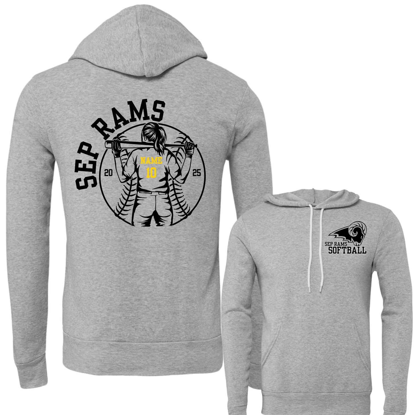 SEP Softball Personalized Hoodie | Adult