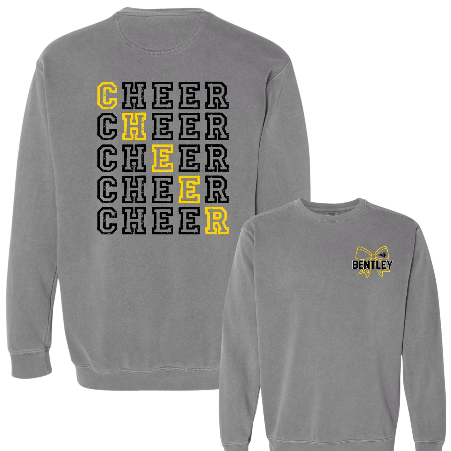 SEP Distressed Cheer Crewneck | Comfort Colors