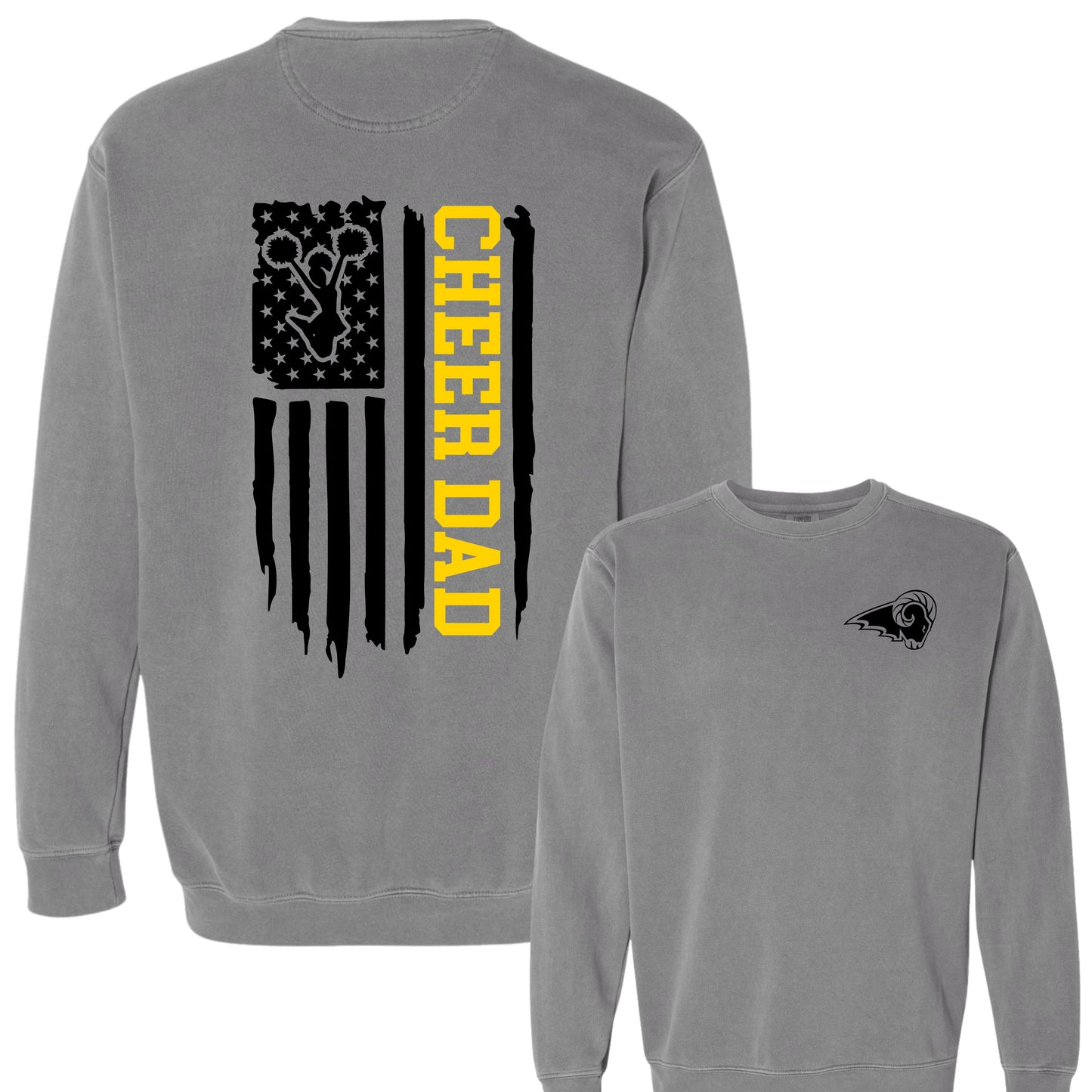 SEP Cheer Dad (flag) | Comfort Colors