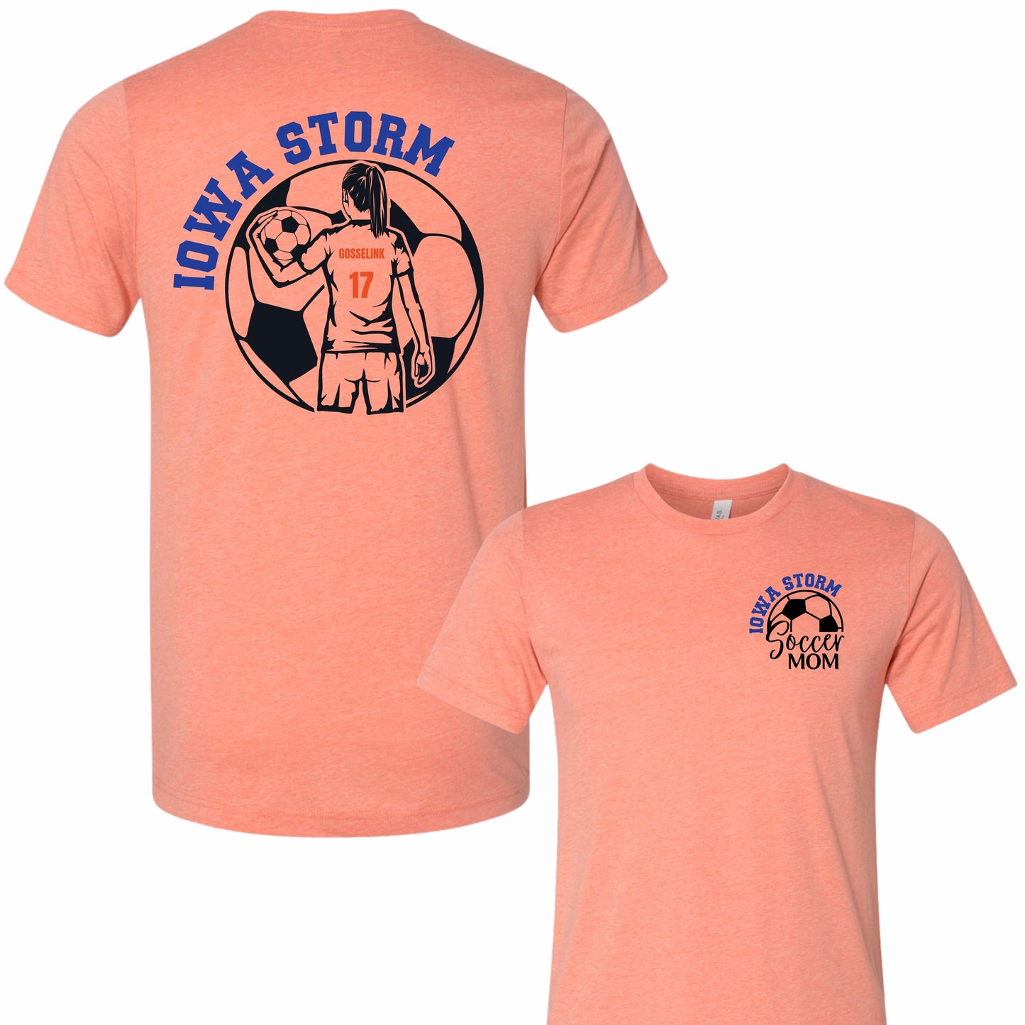 Iowa Storm Soccer Mom T-Shirt (girl)