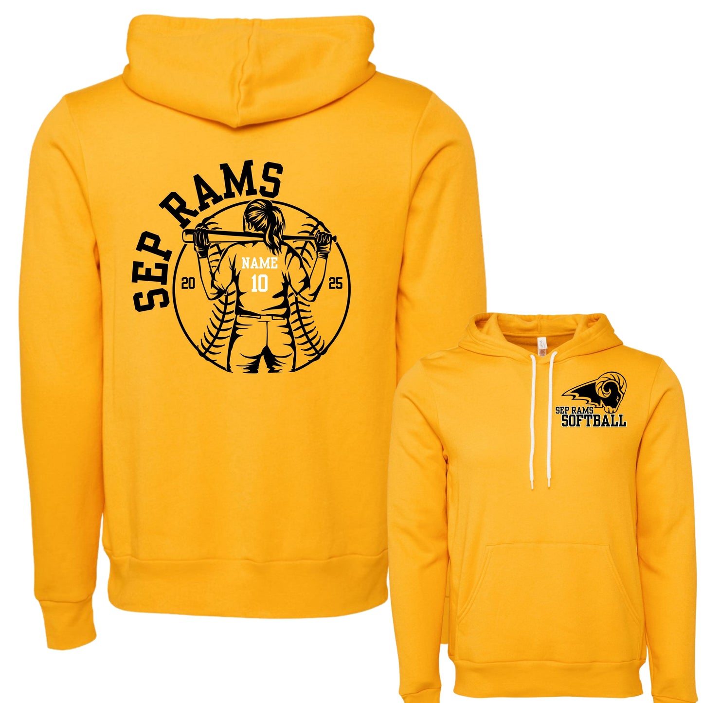 SEP Softball Personalized Hoodie | Adult