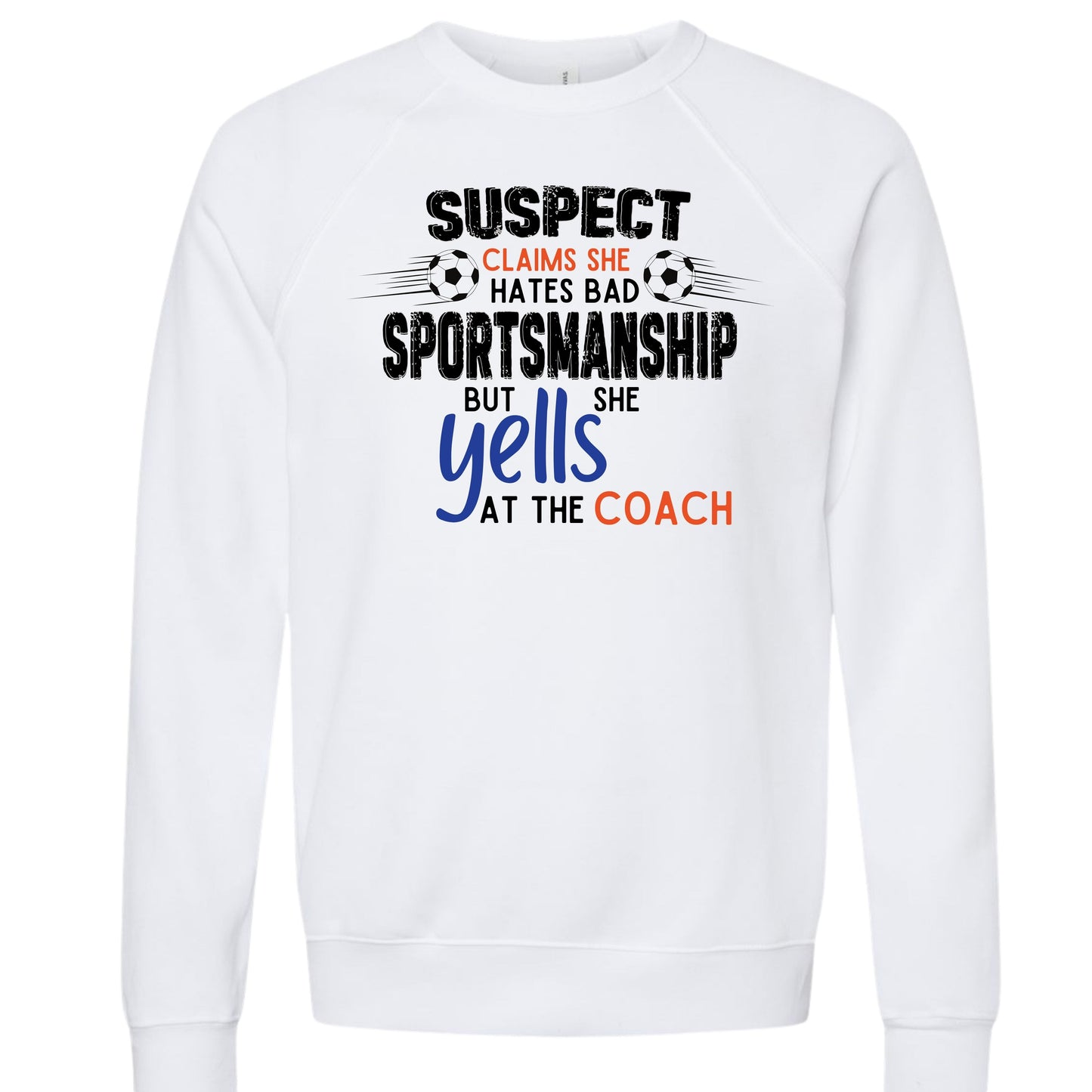 "Suspect Claims" Crewneck