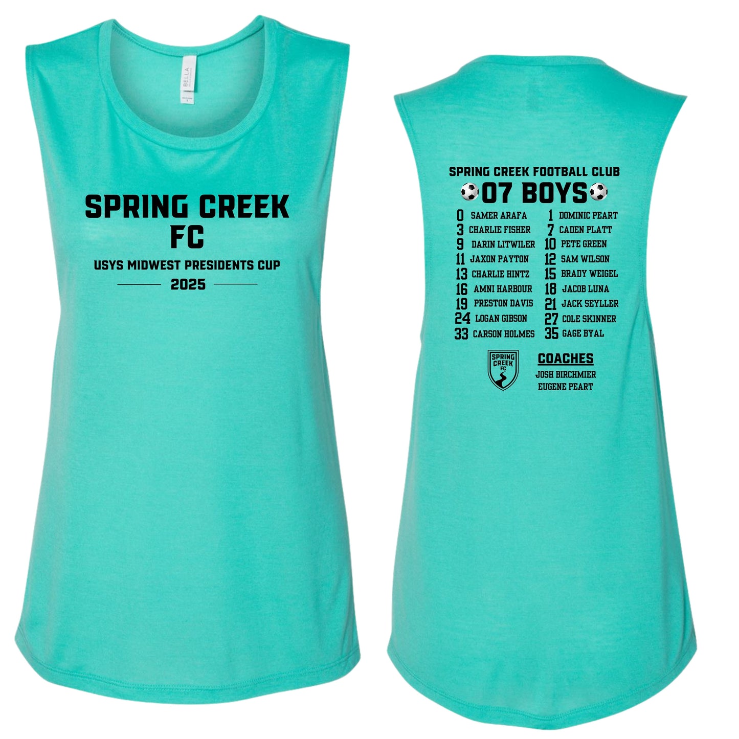 SCFC Midwest Presidents Cup - Womans Tank | Bella + Canvas
