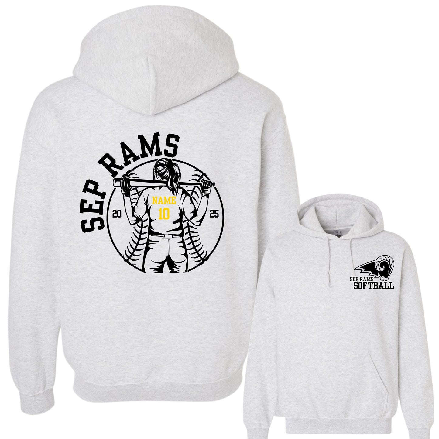 SEP Softball Personalized Hoodie | Adult