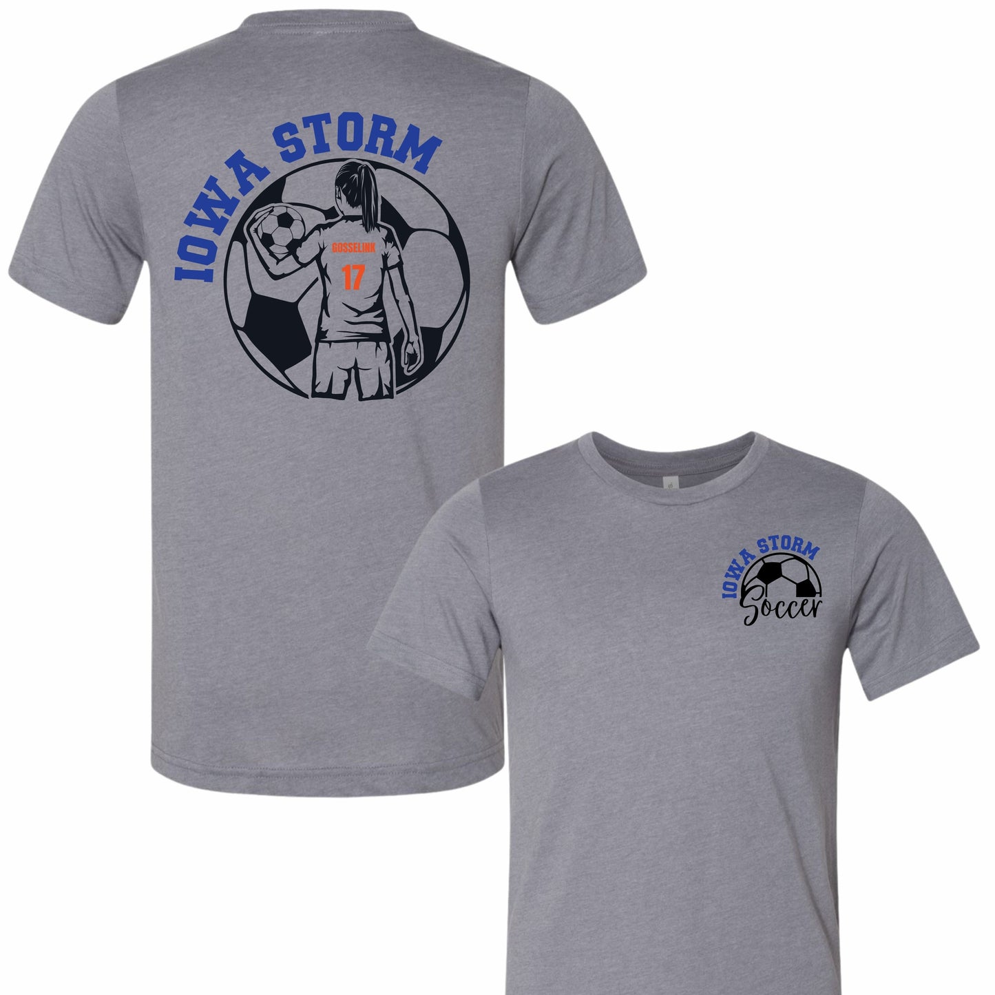 Iowa Storm Soccer T-Shirt (girl)